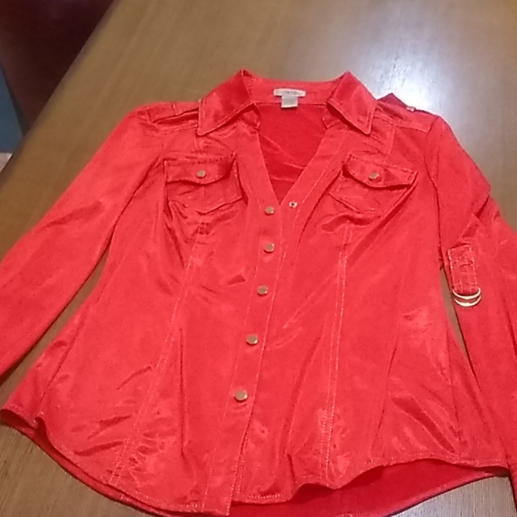 Orange Blouse
